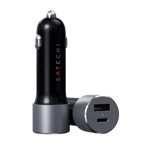Cargador Satechi para Auto 72W Type-C PD Adaptador  - 0