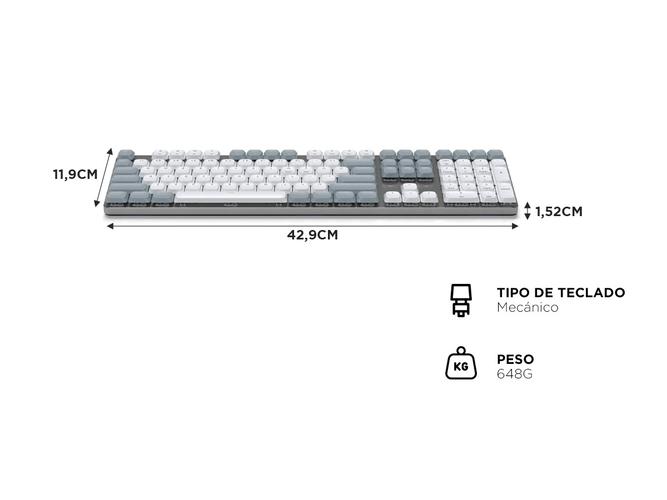 Teclado Satechi SM3 Slim mecánico BT con pack numérico  - 4