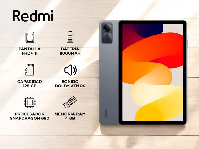 Tablet Redmi Pad SE 4GB128GB EU Gris - 1
