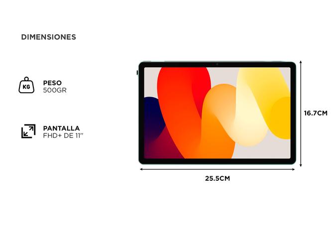 Tablet Redmi Pad SE 4GB128GB EU Gris - 4