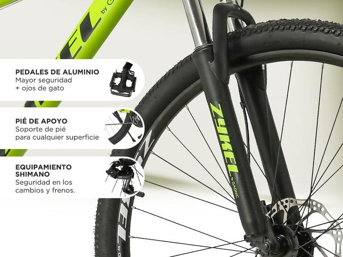 Bicicleta Mountain Bike Zykel MTB29 Con Shimano 21 Velocidades + Freno a Disco - 3