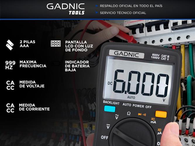 Multimetro Digital Gadnic MT-980 Profesional - 1