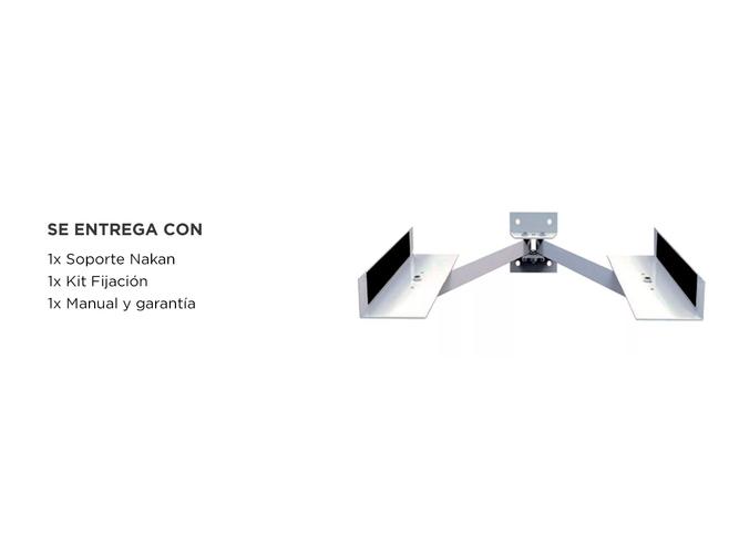 Soporte Horno Electrico Microonda Ajustable Nakan Resistente Blanco - 5
