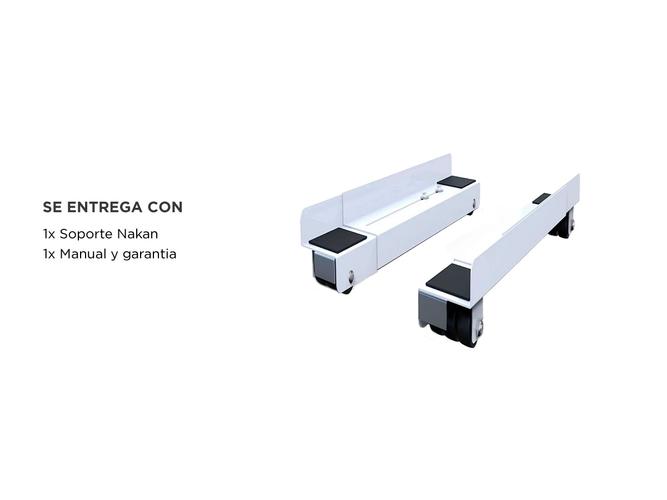 Soporte Heladera Lavarropa Extensible Nakan 140kg Resistente - 5