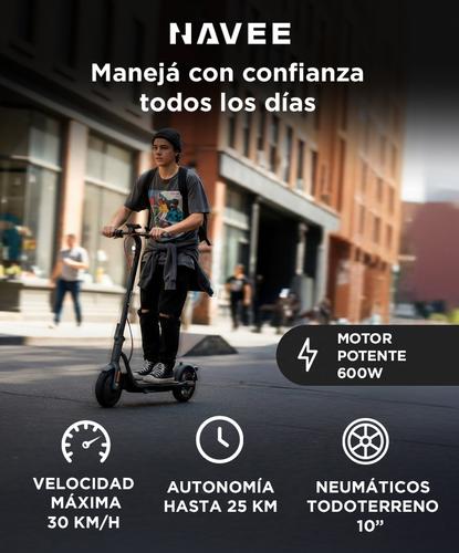 Monopatín Eléctrico Navee V25 Urbano 600W Autonomía Hasta 25 Km - 1