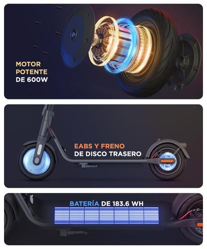 Monopatín Eléctrico Navee V25 600W Autonomía 25 Km Outlet - 2