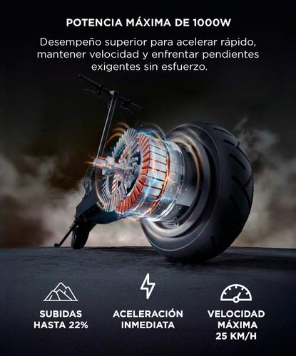 Monopatín Eléctrico Navee GT3 Pro Velocidad 32kmh 1000W Autonomía 60 Km - 2