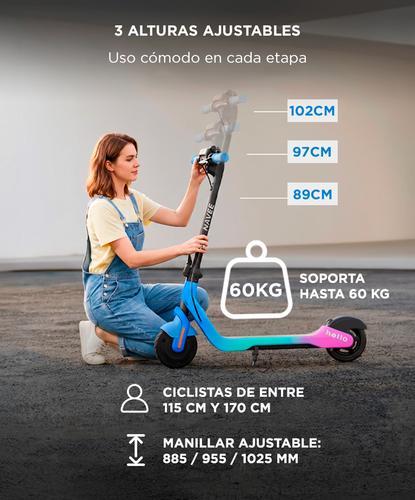 Patineta Eléctrica Navee K100 Máx 20 kmh Soporta Hasta 60 kg Manillar Ajustable - 2