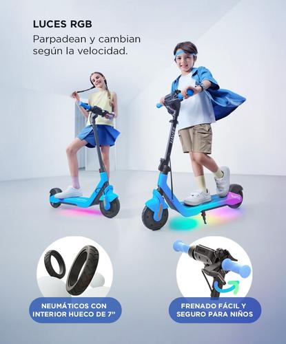 Patineta Eléctrica Navee K100 Máx 6 a 14 Años 20 kmh Soporta Hasta 60 kg Manillar Ajustable - 3