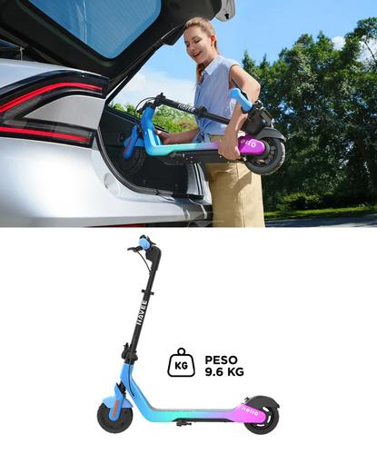 Patineta Eléctrica Navee K100 Máx 6 a 14 Años 20 kmh Soporta Hasta 60 kg Manillar Ajustable - 5