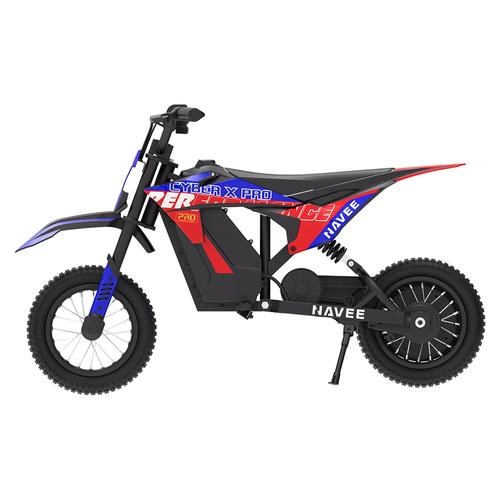 Motocicleta Eléctrica Para Niños NAVEE Cyber X Pro Scooter Motocross 350W Distancia 15 km - 0