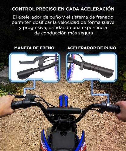 Motocicleta Eléctrica Para Niños NAVEE Cyber X Pro Scooter Motocross 350W Distancia 15 km - 4