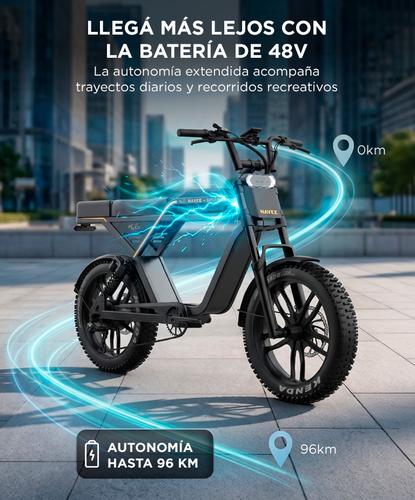 Bicicleta Eléctrica NAVEE KG05 E-Bike Motor 1000W Autonomía 60 Km - 3