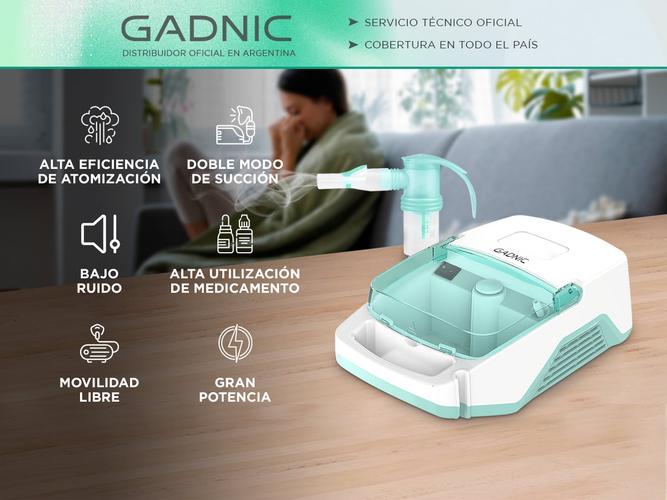 Nebulizador Compresor Portátil Gadnic Ultrasónico  - 1