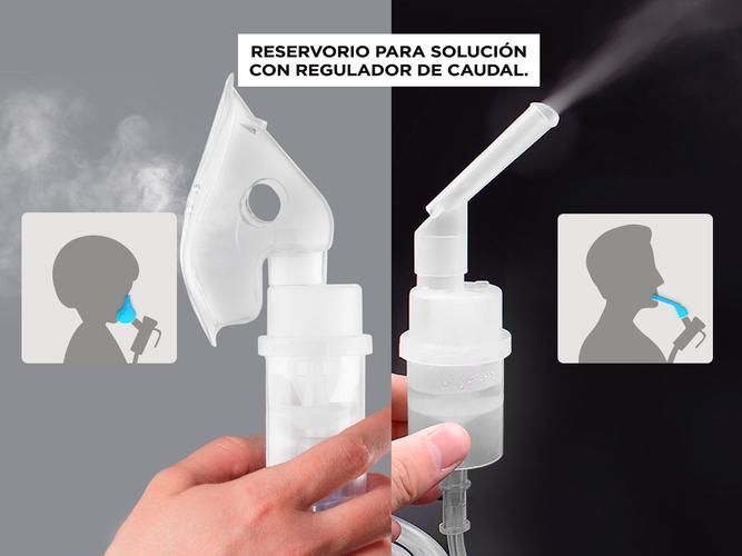 Nebulizador Omron de compresor NE C801 Con dos mascaras - 3