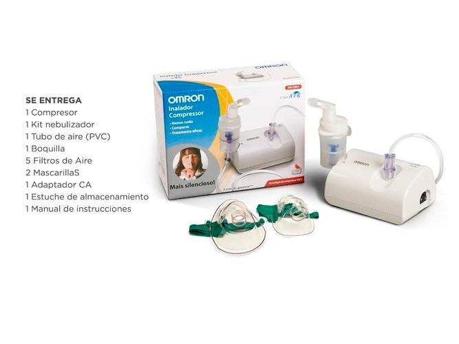 Nebulizador Omron de compresor NE C801 Con dos mascaras - 5