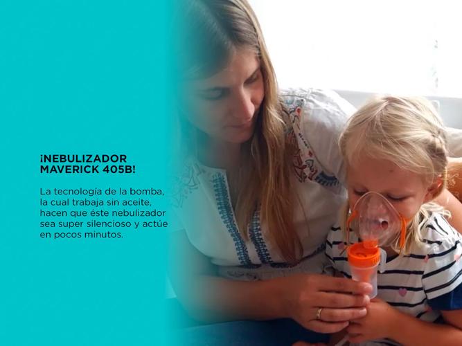 Nebulizador Mini A Pistón Maverick 405b para Niños y adultos - 3