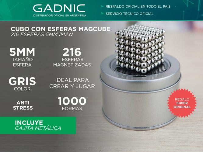 Cubo para Jugar MagCube 216 Esferas 5mm Iman - 1
