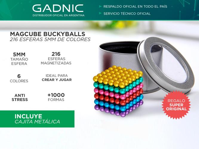 Magcube 216 Esferas 5mm Iman COLORES - 1