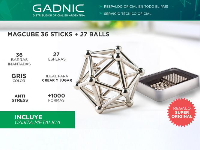 Magcube 36 Barras Magnetico 27 Bolas 8mm - 1