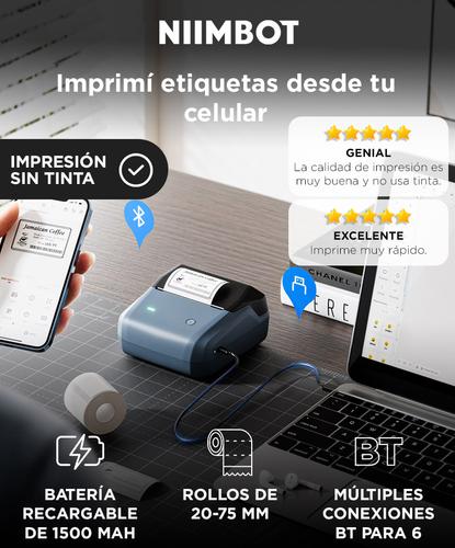 Impresora Térmica Niimbot B31 Etiquetas Adhesivas Bluetooth - 1