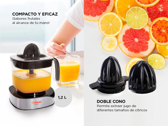 Exprimidor De Jugos Liliana EXPRIMY AE921 Doble Cono - 3