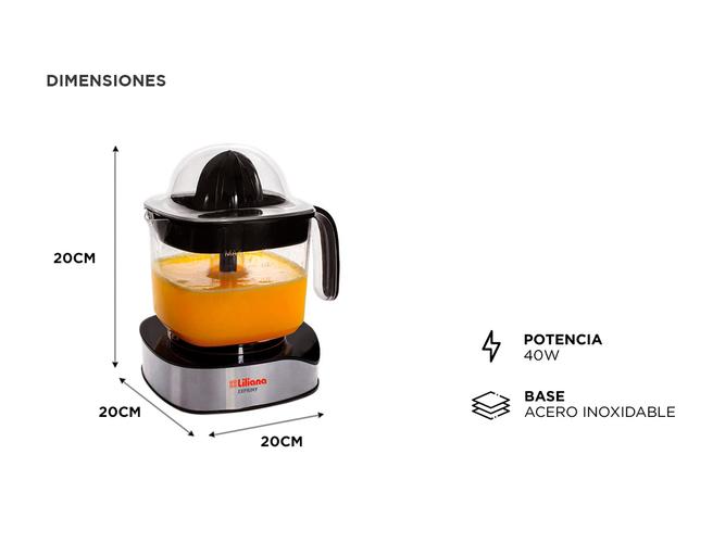 Exprimidor De Jugos Liliana EXPRIMY AE921 Doble Cono - 4