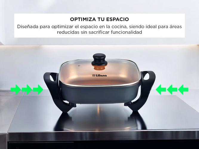 Cocina Eléctrica Multiuso Liliana FULLCOOK AK910 - 2