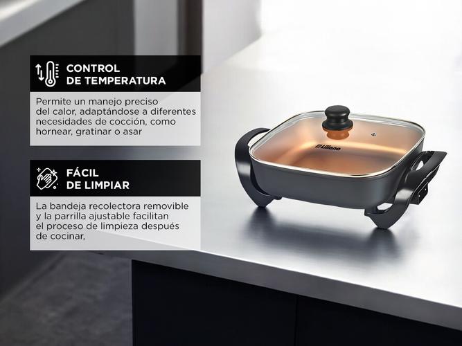 Cocina Eléctrica Multiuso Liliana FULLCOOK AK910 - 3