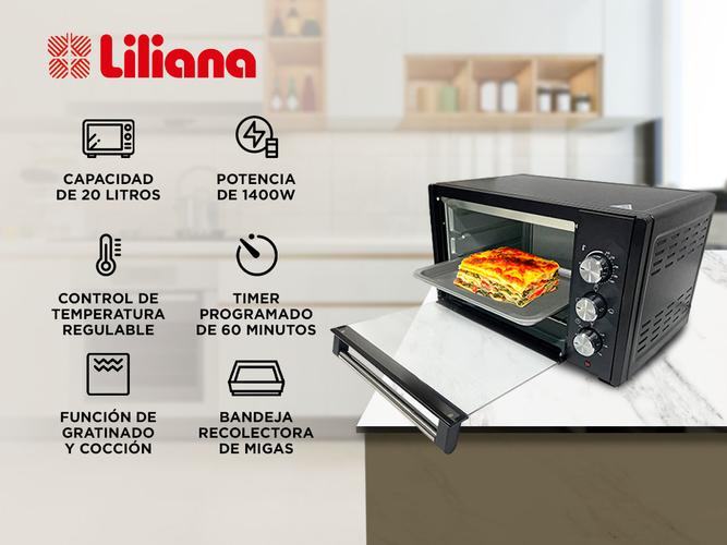 Horno Eléctrico Liliana 20L COMPACTCOOK AO200 - 1