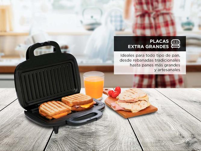 Sandwichera Antiadherente Mastertost Liliana AS990 - 2