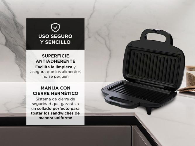 Sandwichera Antiadherente Mastertost Liliana AS990 - 3