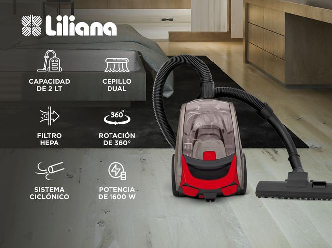 Aspiradora Trineo Liliana Allclean LA910 2 Litros - 1