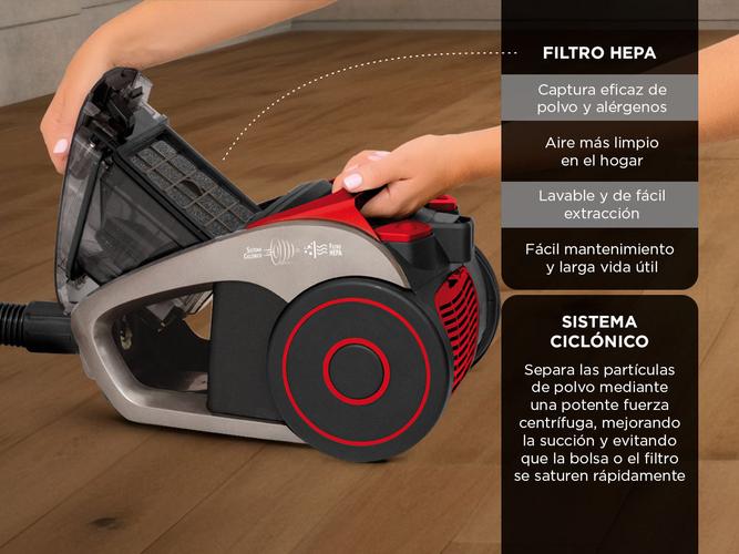 Aspiradora Trineo Liliana Allclean LA910 2 Litros - 3