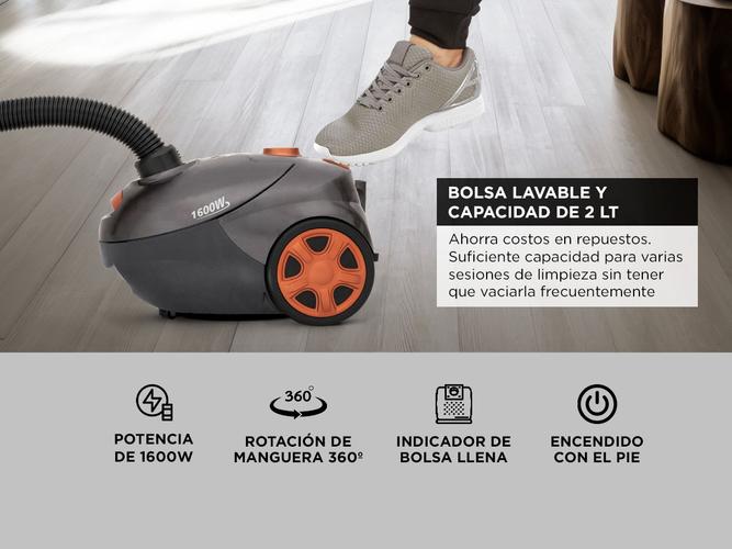 Aspiradora Trineo Liliana LA930 Climpy con Bolsa 2L - 3