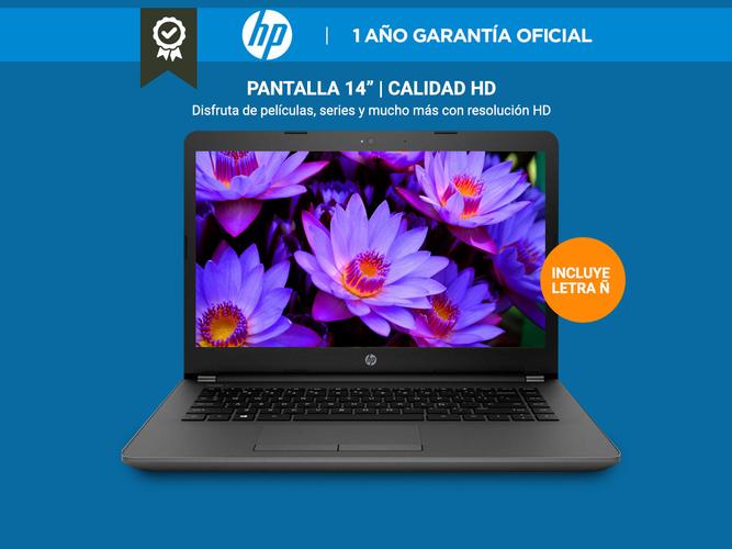 Notebook Hp 240 G6 Intel Dual Core 4Gb 500Gb 14” HD + Funda Neoprene - 4