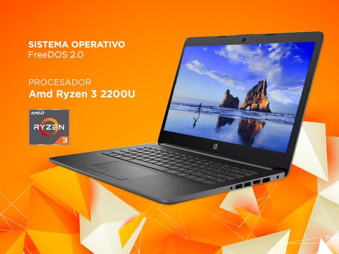 Notebook Hp Ryzen 3 Amd 4gb 1Tb 14 Pulgadas  + Funda Neoprene - 2