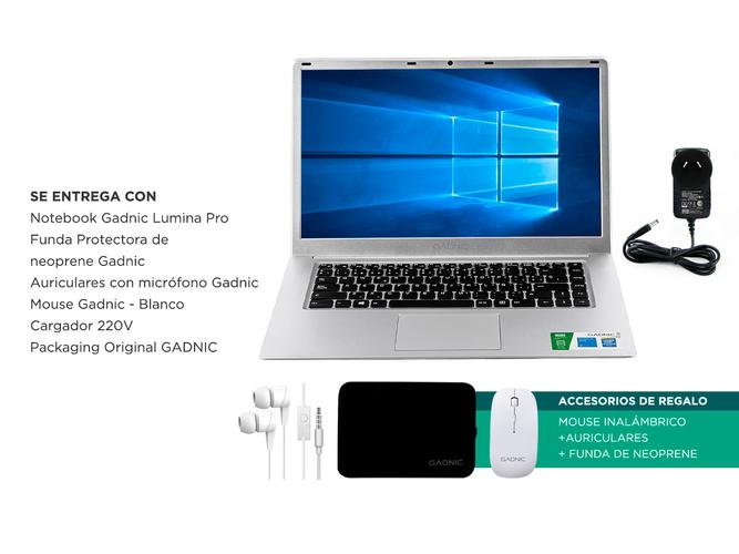 Notebook Gadnic Lumina Pro Intel Dual Core 4GB 64GB SSD 15,6