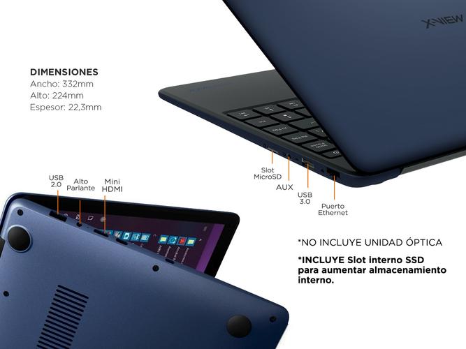 Notebook Xview Novabook Cloudbook Amd A4 4Gb 32Gb 14