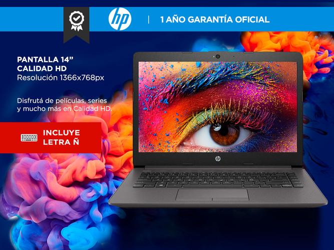 Notebook HP 240 G8 Intel Dual Core 4gb 500gb 14