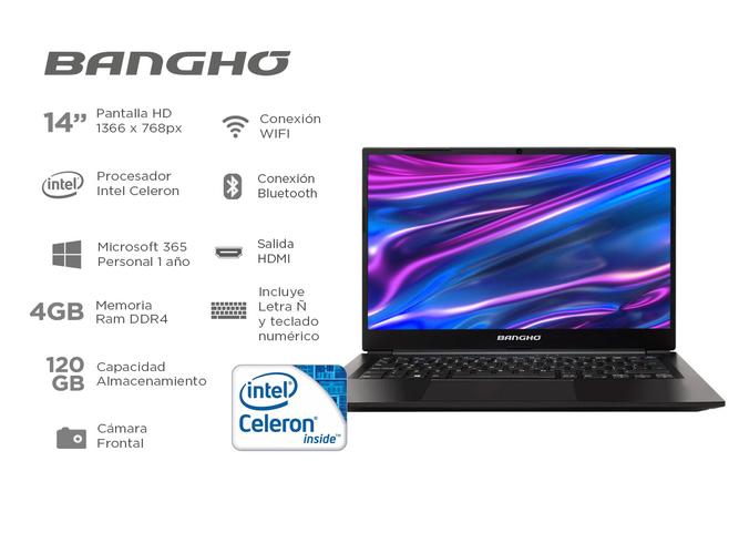 Notebook Bangho Max L4 I1 Intel Dual Core 4Gb SSD 120Gb 14