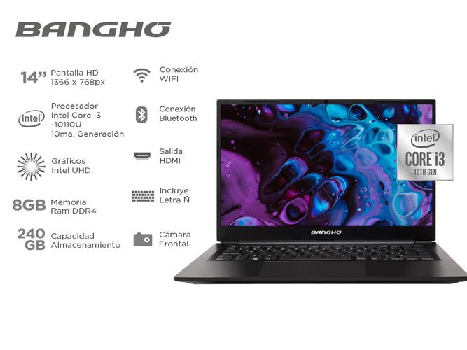 Notebook Bangho Max L4 Intel Core i3 8gb Ssd 240gb 14 pulgadas - 1