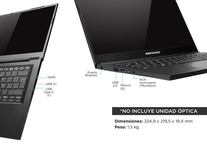 Notebook Bangho Max L4 Intel Core i3 8gb Ssd 240gb 14 pulgadas - 5