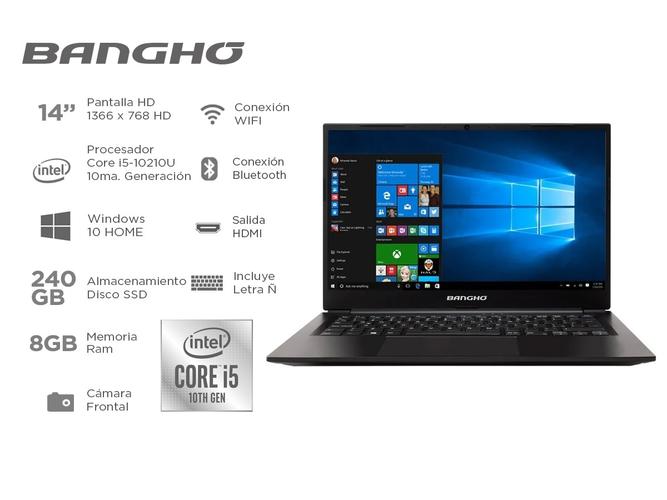 Notebook Bangho Max L4 Intel Core i5 8gb Ssd 240gb Windows 10 Home 14 Pulg - 1