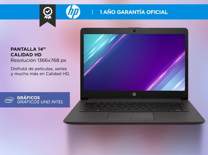 Notebook Hp 240 G7 Intel Core i5 Ram 4gb Ssd 256gb Windows 10 Pantalla 14 - 3