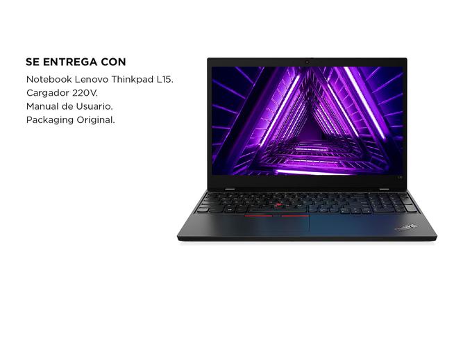 Notebook Lenovo Thinkpad L15 Intel Core I7 10ma Gen 8Gb SSD 256Gb 15,6