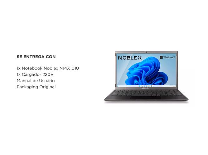Notebook Noblex Intel Celeron N4020C 1284Gb 14 Pulgadas Windows 11 - 6