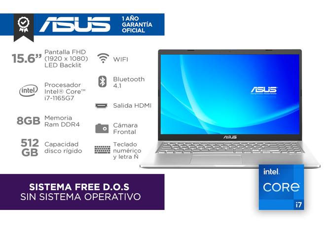 Notebook Asus X515EA Intel Core I7 8Gb SSD 512Gb 15,6