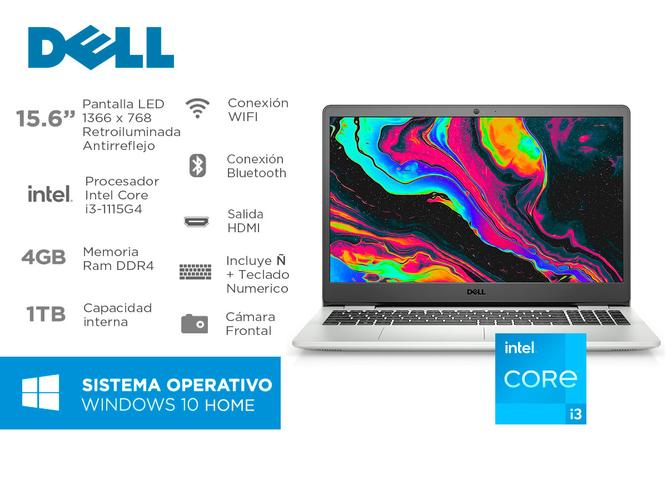 Notebook Dell Inspiron 3501 Intel Core i3 11Gen 4Gb 1TB 15 - 1