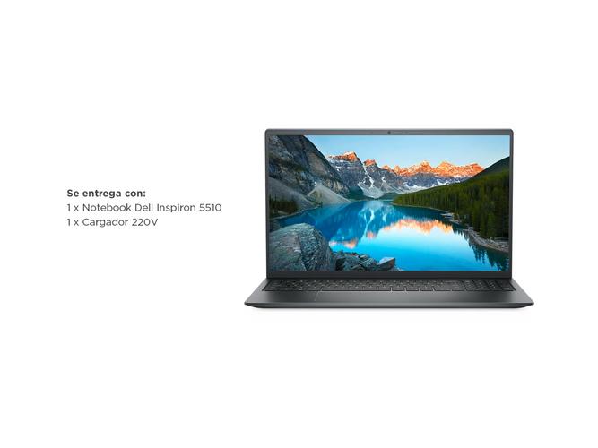 Notebook Dell Inspiron 5510 Intel Core I5 Ram 8GB SSD 256 GB 15.6